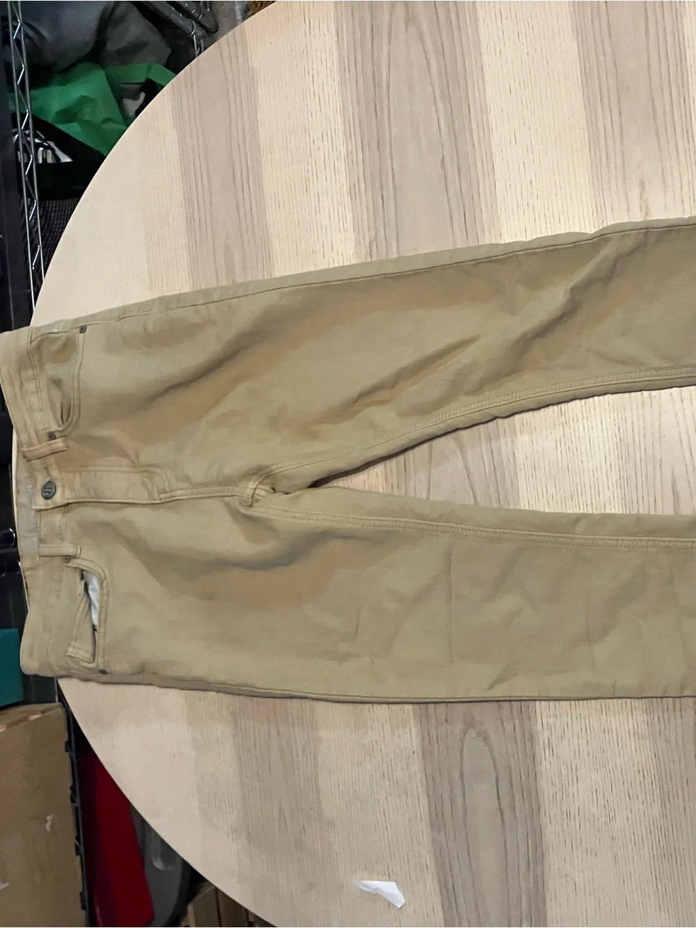 Men's Tan Casual Chino Pants - Classic Fit